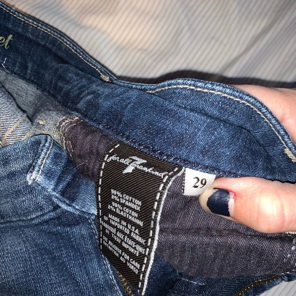 7FAM A pocket flare 29 inch waist - Picture 4 of 4